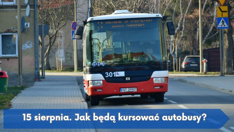 15 sierpnia – kursowanie autobusów