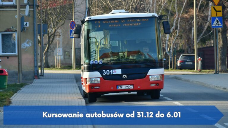 kursowanie autobusów w OKRESIE OD 31.12 do 6.01