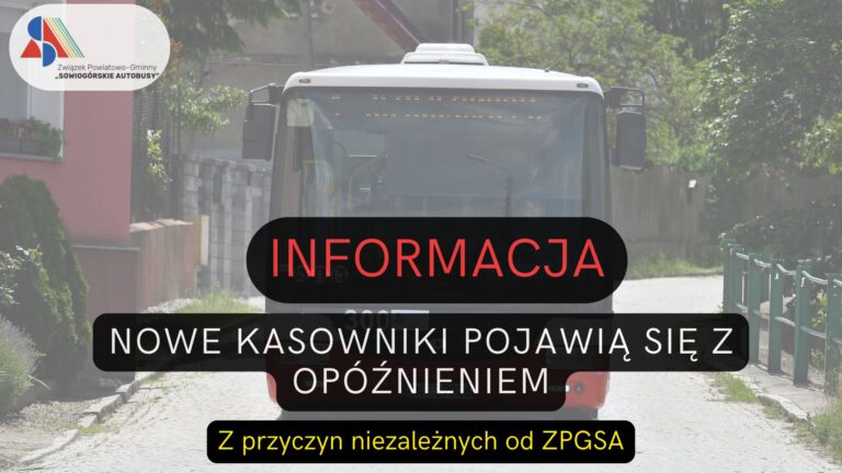 NOWE KASOWNIKI POJAWIĄ SIĘ Z OPÓŹNIENIEM